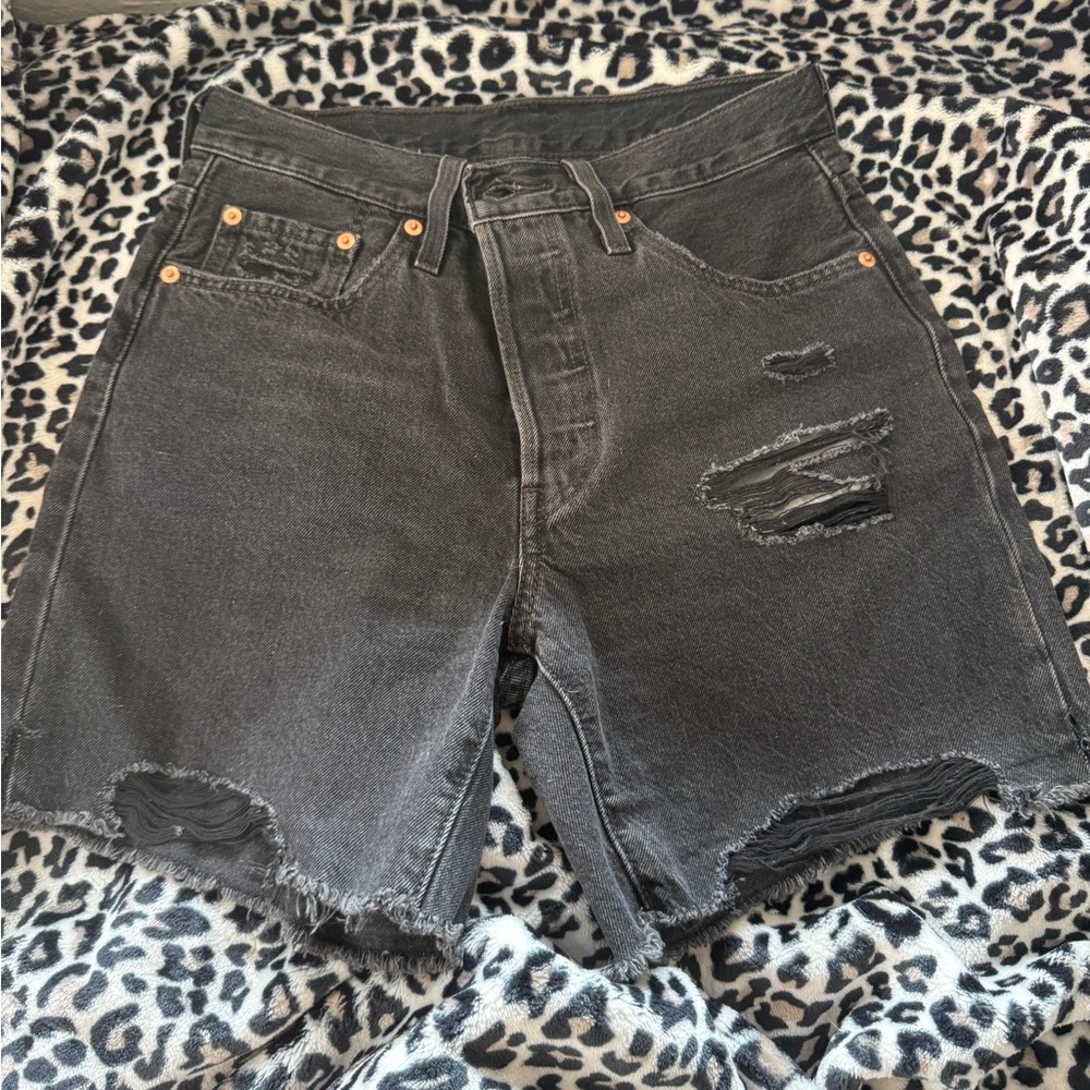 Levi's Women's Black Jean Shorts
